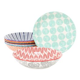 Elama Giovanna 6 Piece Assorted Porcelain Bowl Set